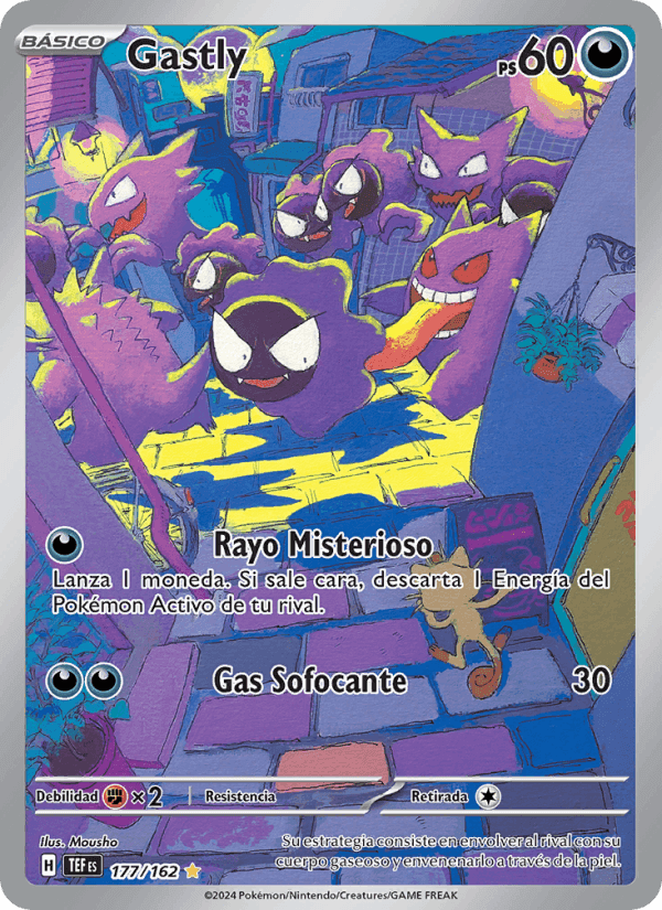 Gastly, carte 177 de Fuerzas Temporales