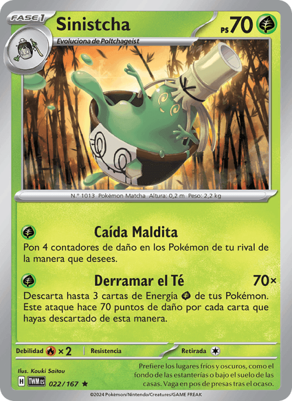 Sinistcha, carte 022 de Mascarada Crepuscular