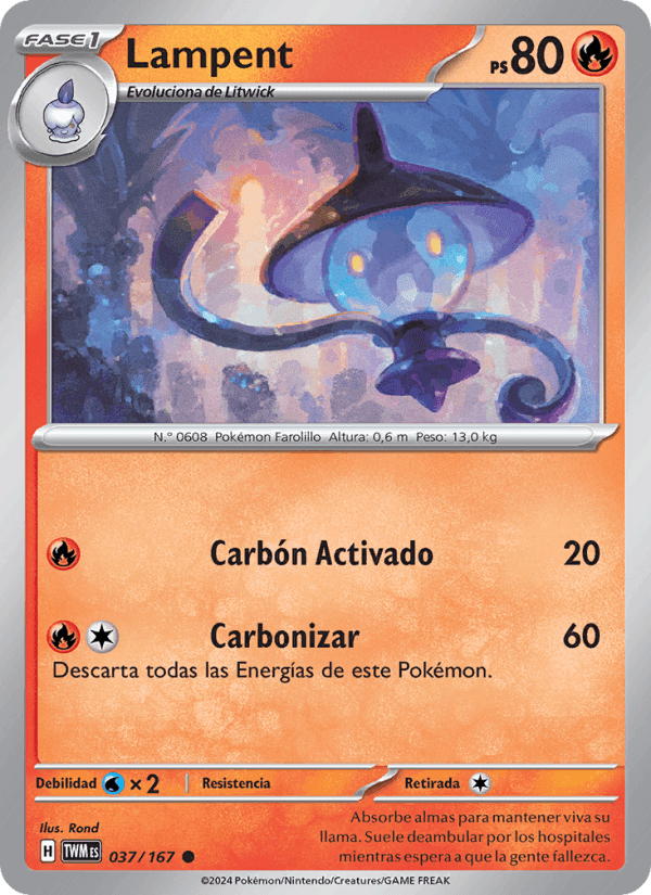Lampent, carta 037 de Mascarada Crepuscular