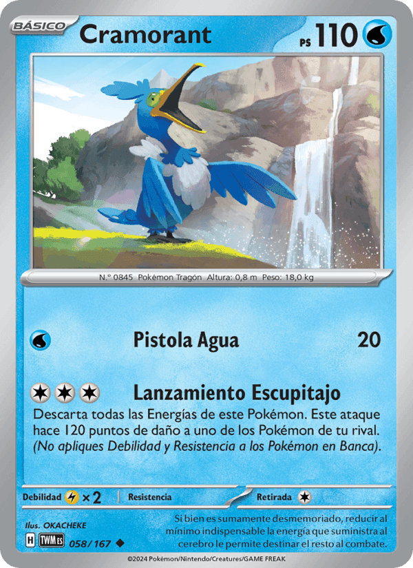 Cramorant, carta 058 de Mascarada Crepuscular