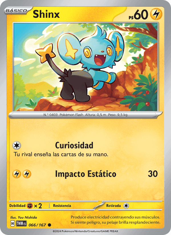 Shinx, carta 066 de Mascarada Crepuscular