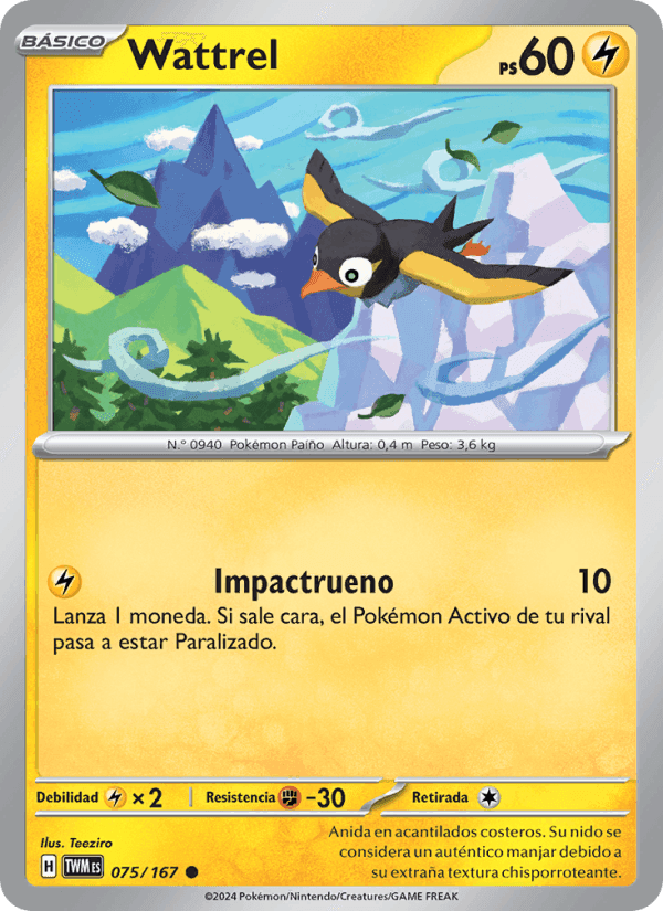 Wattrel, carta 075 de Mascarada Crepuscular