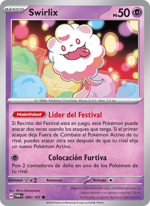 Swirlix, card 089 from Mascarada Crepuscular