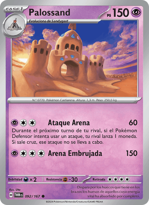Palossand, carta 092 de Mascarada Crepuscular
