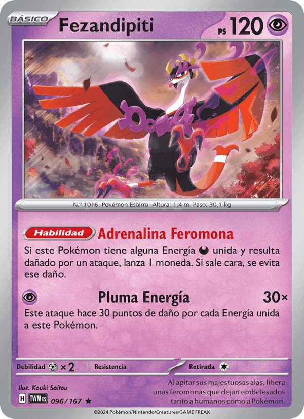Fezandipiti, card 096 from Mascarada Crepuscular