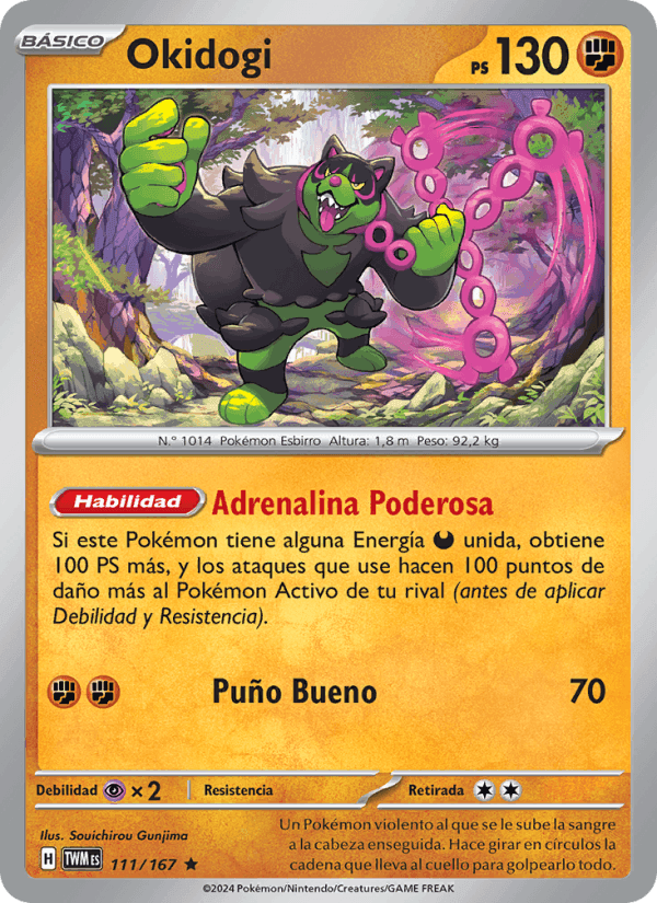 Okidogi, carta 111 de Mascarada Crepuscular