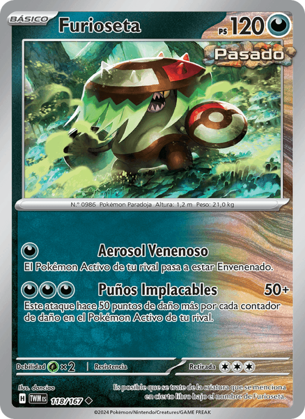 Furioseta, carta 118 de Mascarada Crepuscular