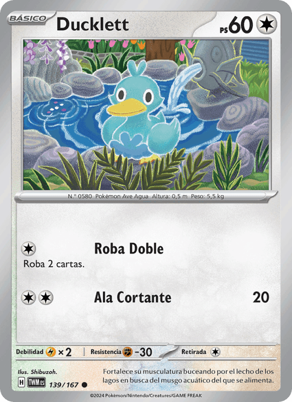 Ducklett, carta 139 de Mascarada Crepuscular
