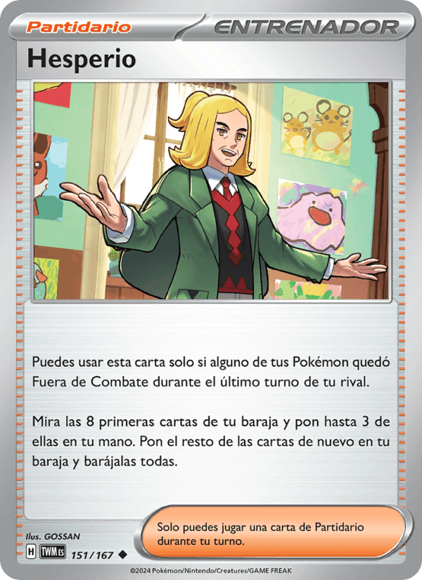 Hesperio, carta 151 de Mascarada Crepuscular