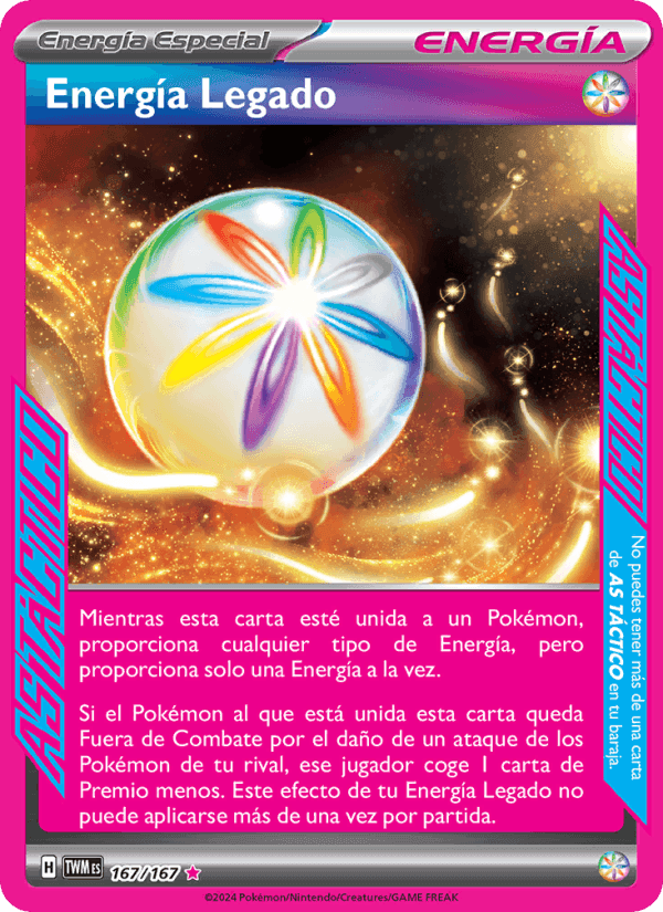 Energía Legado, carta 167 de Mascarada Crepuscular