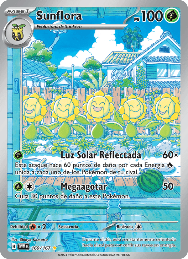 Sunflora, carta 169 de Mascarada Crepuscular