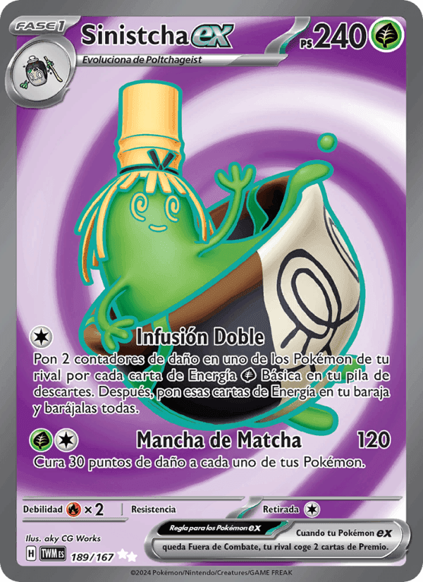 Sinistcha ex, carta 189 de Mascarada Crepuscular