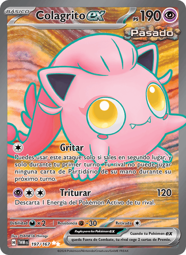Colagrito ex, carta 197 de Mascarada Crepuscular