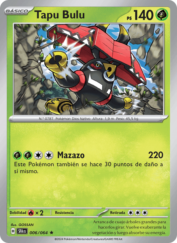 Tapu Bulu, carta 006 de Fabula Sombría
