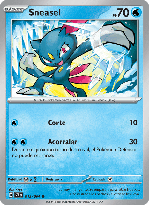 Sneasel, carta 013 de Fabula Sombría
