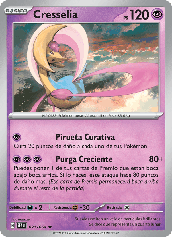 Cresselia, carta 021 de Fabula Sombría