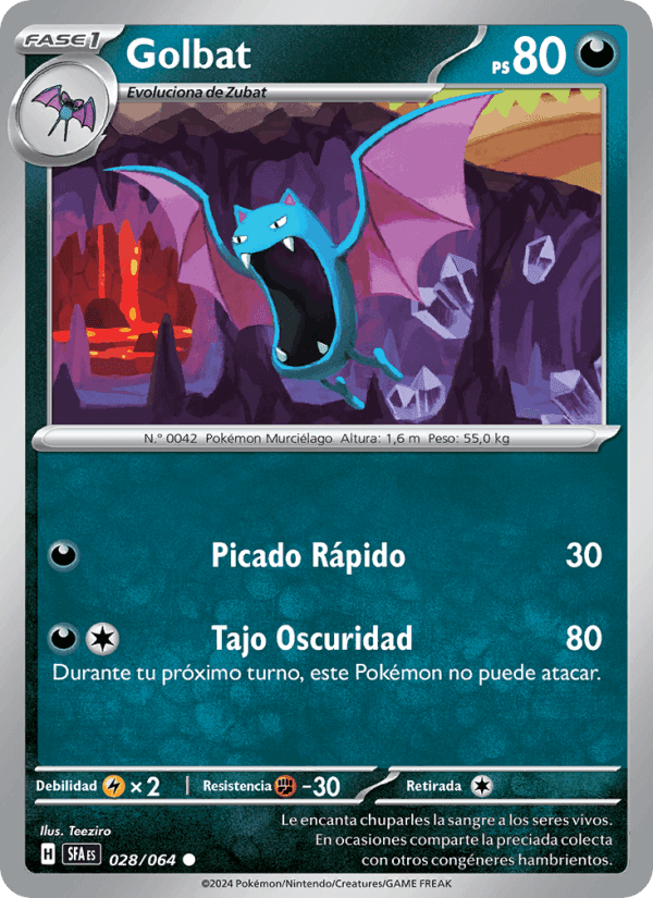 Fabula Sombría の 028 番、Golbat