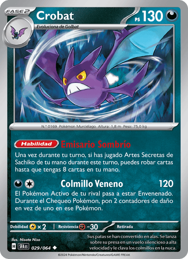 Crobat, carta 029 de Fabula Sombría