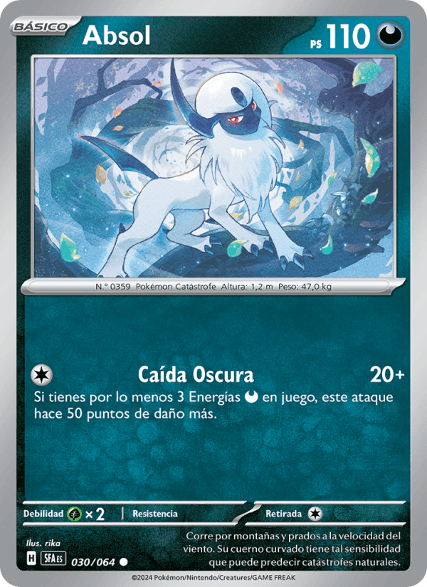 Absol, card 030 from Fabula Sombría