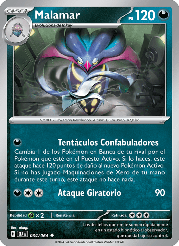 Malamar, carta 034 de Fabula Sombría