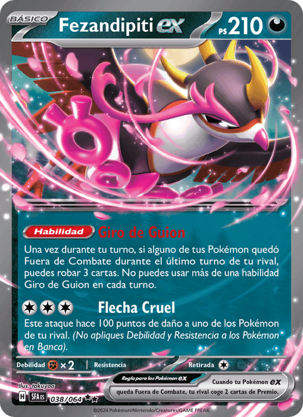 Fezandipiti ex, carta 038 de Fabula Sombría
