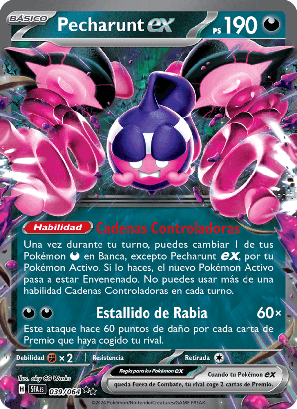 Pecharunt ex, carta 039 de Fabula Sombría