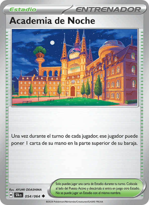Academia de Noche, carta 054 de Fabula Sombría