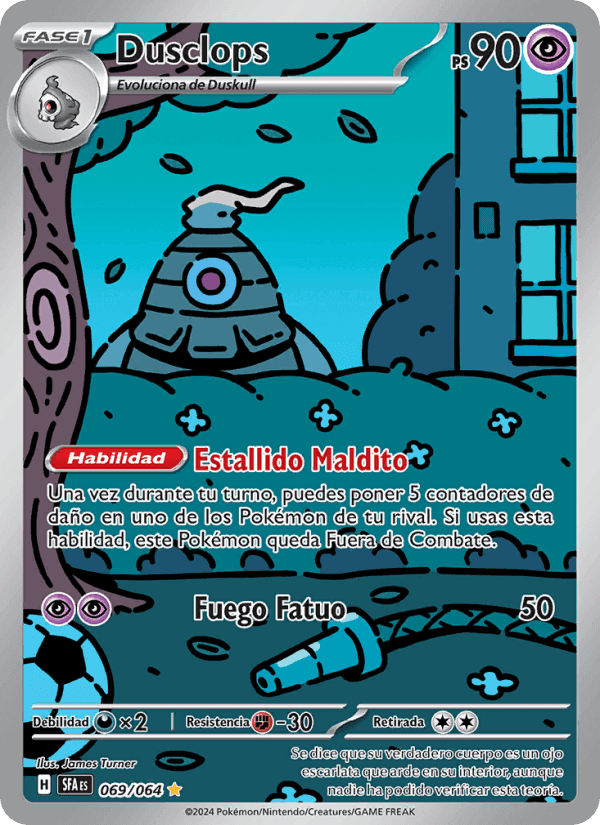 Dusclops, carta 069 de Fabula Sombría