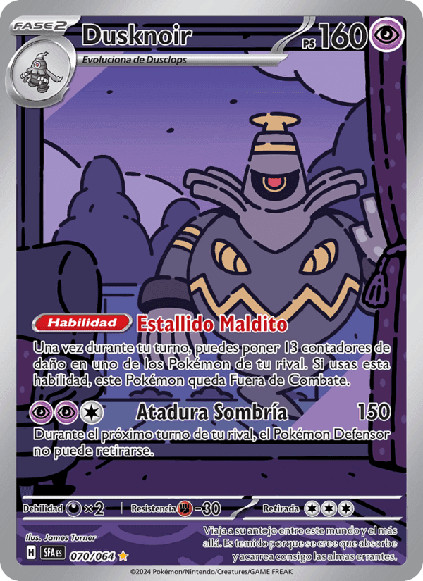 Dusknoir, carta 070 de Fabula Sombría