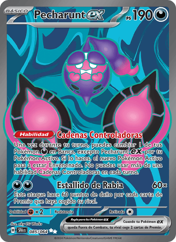 Pecharunt ex, carta 085 de Fabula Sombría