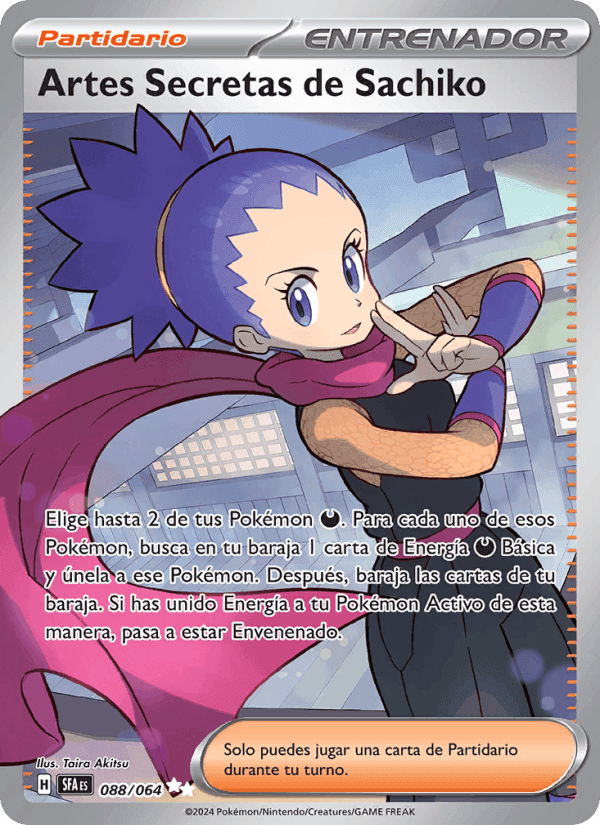 Artes Secretas de Sachiko, carta 088 di Fabula Sombría