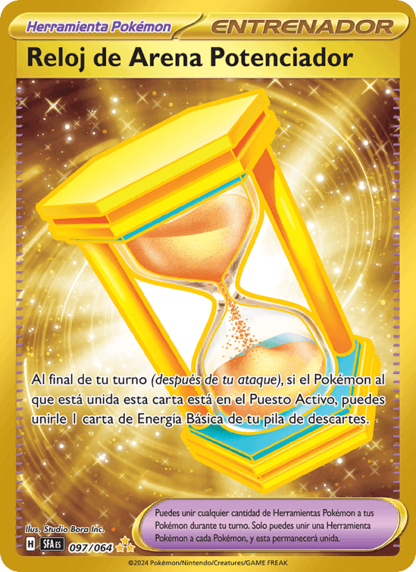 Reloj de Arena Potenciador, carte 097 de Fabula Sombría