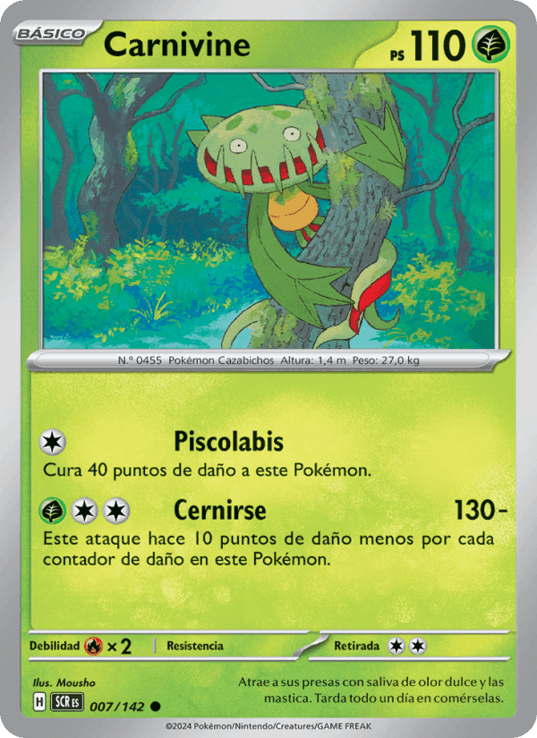 Carnivine, carte 007 de Corona Astral