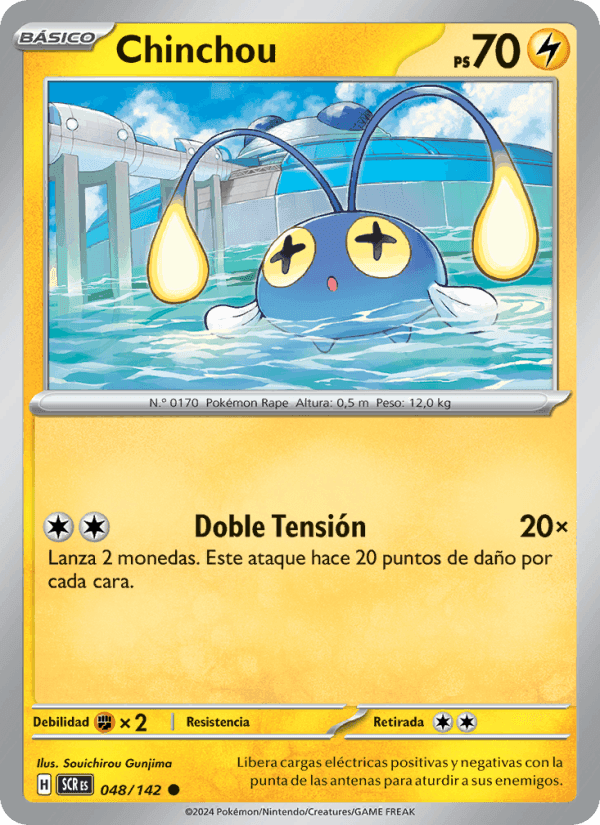Chinchou, carta 048 di Corona Astral