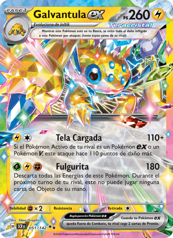 Galvantula ex, card 051 from Corona Astral