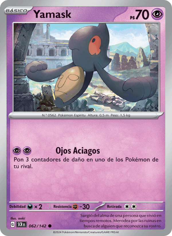 Yamask, carta 062 de Corona Astral
