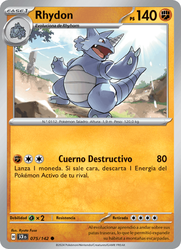 Rhydon, carta 075 de Corona Astral