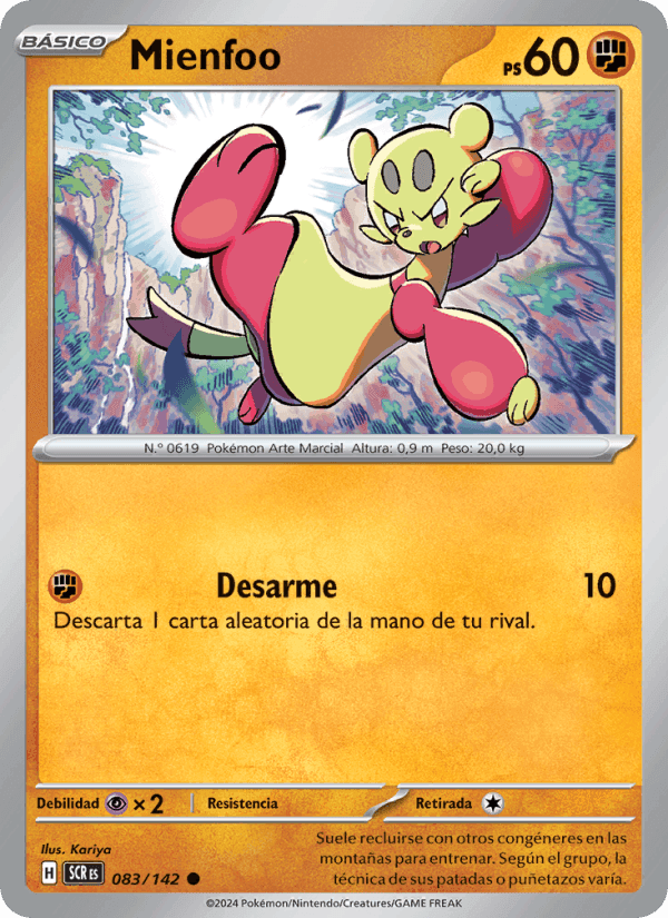 Mienfoo, carte 083 de Corona Astral