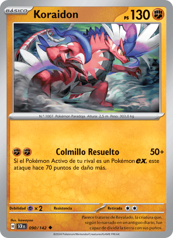 Koraidon, carta 090 de Corona Astral