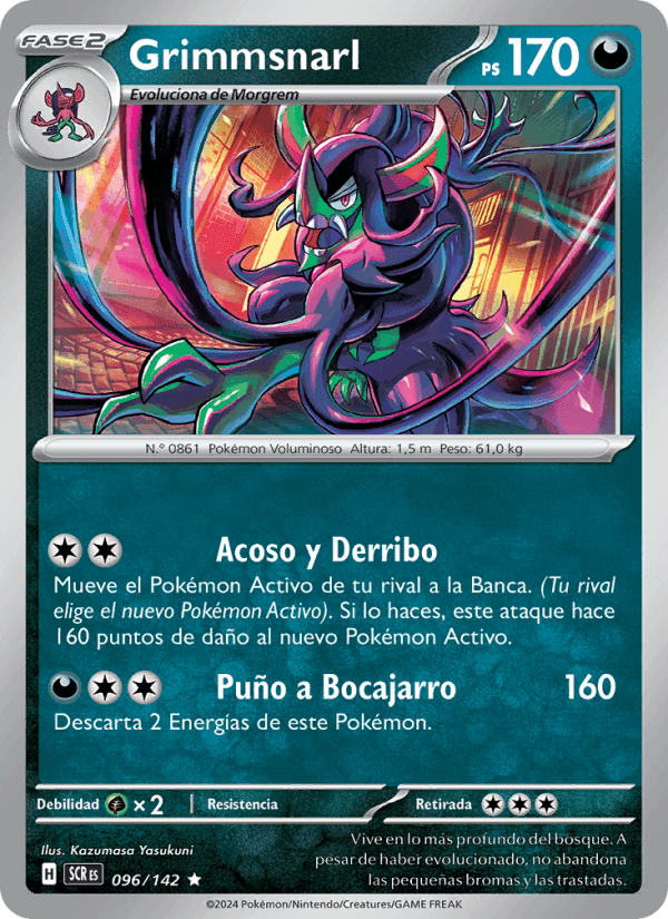 Grimmsnarl, carta 096 di Corona Astral