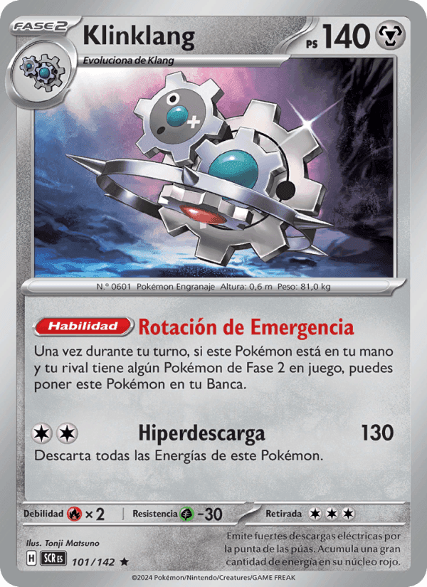 Klinklang, carta 101 di Corona Astral