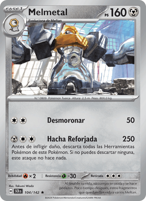 Melmetal, carta 104 de Corona Astral