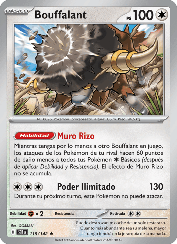 Bouffalant, carta 119 de Corona Astral