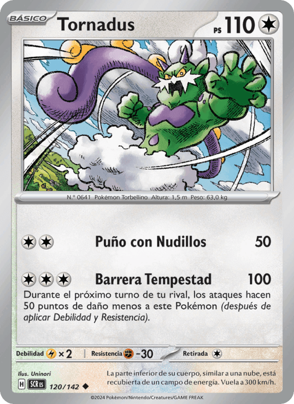 Tornadus, card 120 from Corona Astral