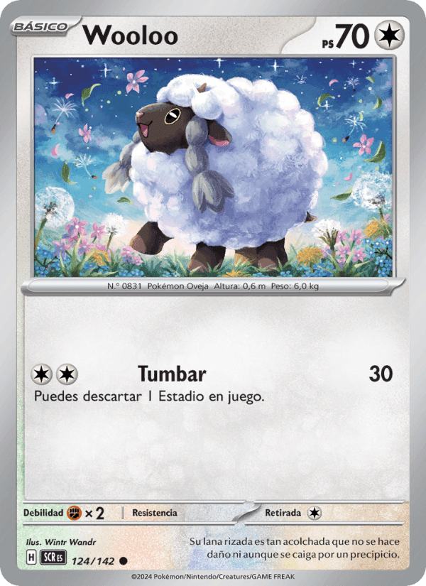 Wooloo, carta 124 de Corona Astral