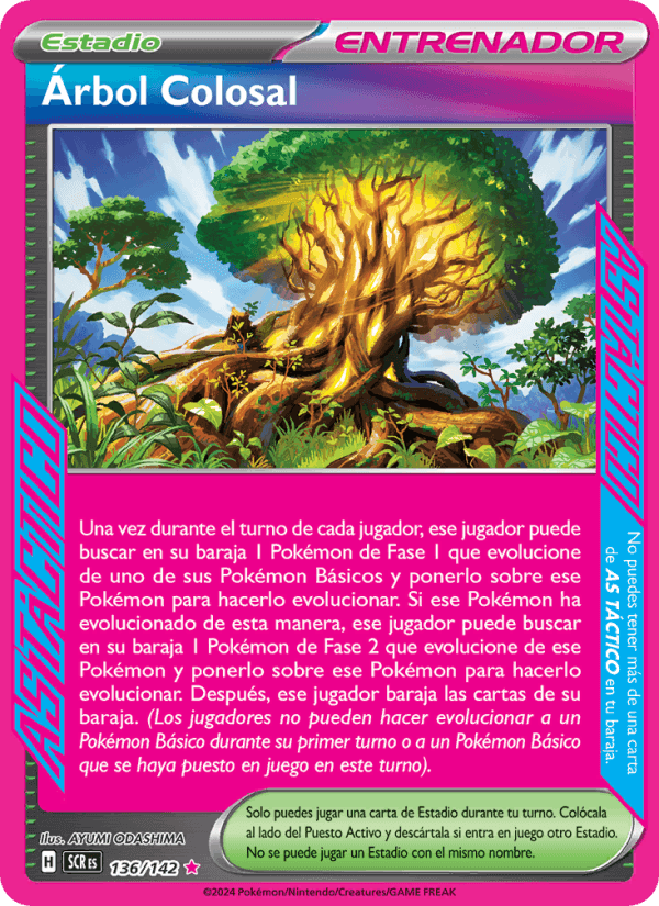 Árbol Colosal, carta 136 di Corona Astral