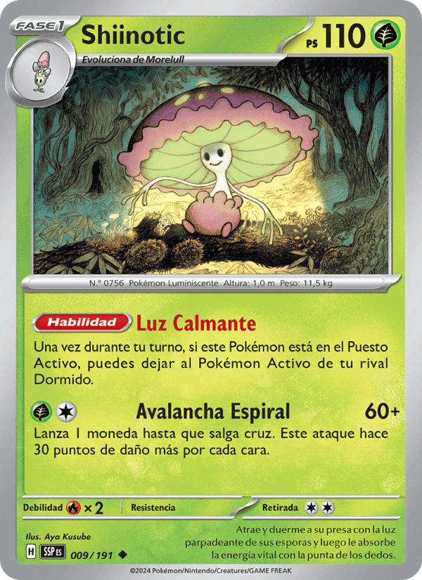 Shiinotic, card 009 from Chispas Fulgurantes