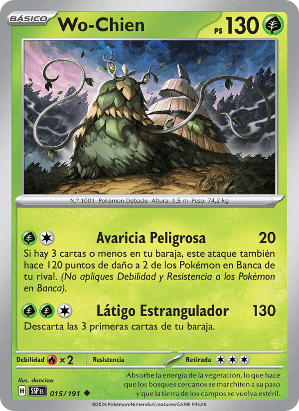 Wo-Chien, carte 015 de Chispas Fulgurantes