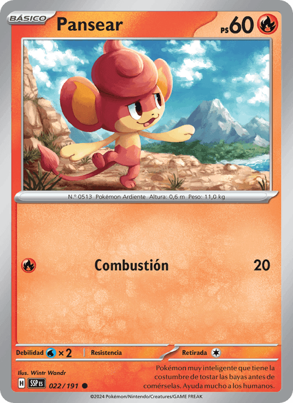 Pansear, carte 022 de Chispas Fulgurantes