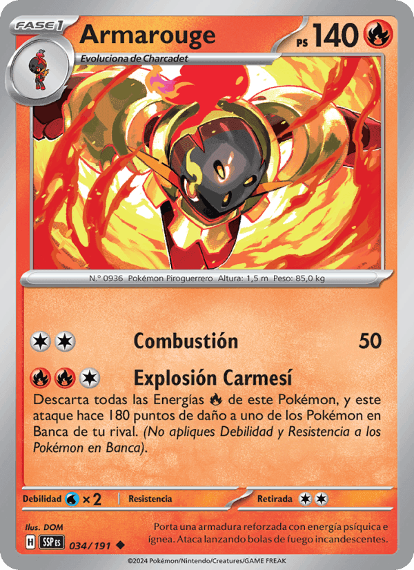 Armarouge, carta 034 de Chispas Fulgurantes
